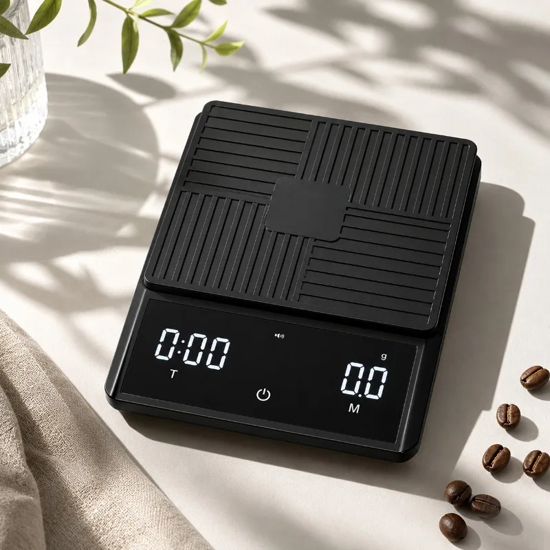 New Smart Touch Screen Espresso Scale 0.1g Precision Coffee Scale with Timer Pour Over Coffee Brewing Kitchen Tool