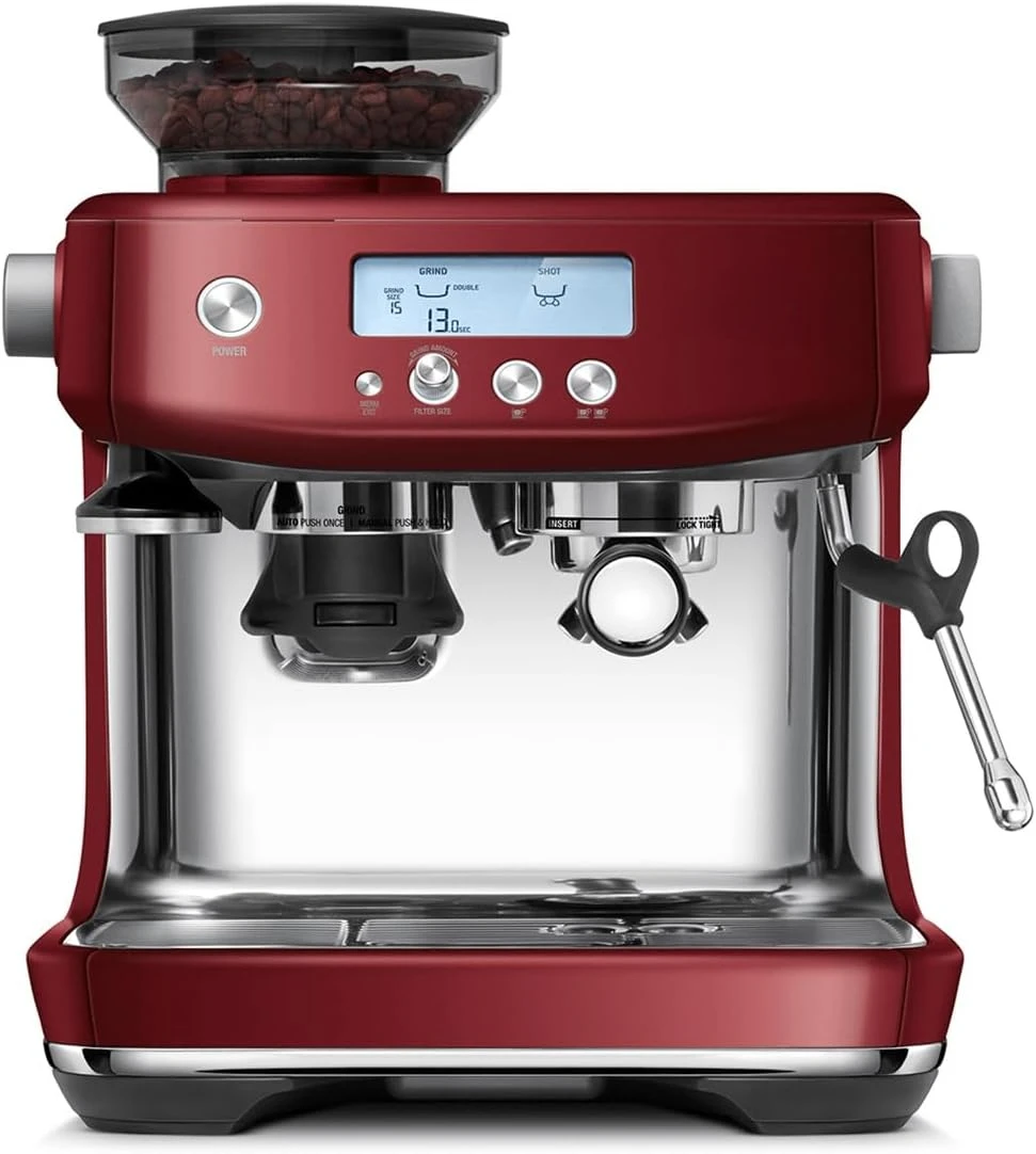 the Barista Pro Espresso Machine with Grinder & Milk Frother, Espresso Maker with Seconds Heat Up, Cappuccino & Latte M