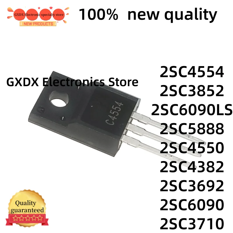 10-20 pcs new 2SC4554 2SC3852 2SC6090LS 2SC5888 2SC4550 2SC4382 C3692 C6090 C3710 TO-220F C4554 C3852 C6090 C5888 C4550 C4382