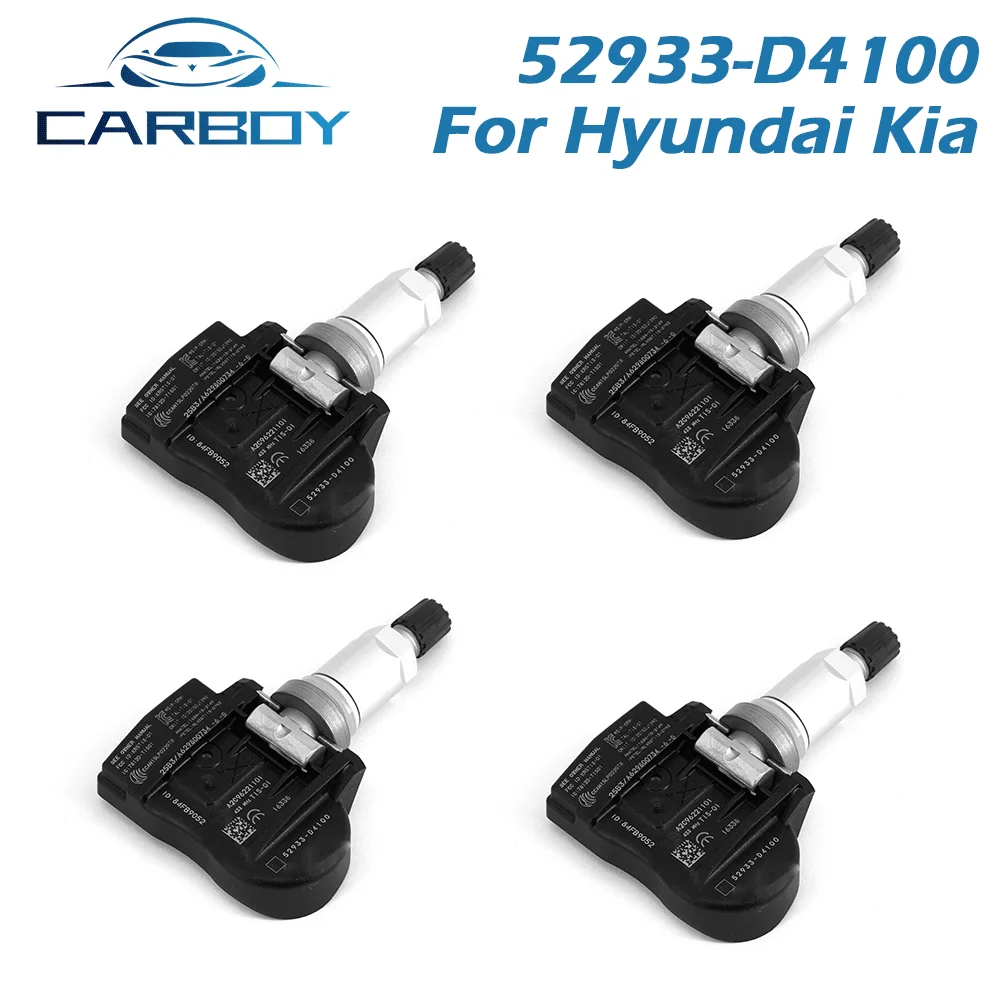 

52933-D4100 TPMS Tire Pressure Sensor For Hyundai Elantra i30 i20 i20N Ioniq Kia Sportage Optima Sorento Mohave 52933-D9100