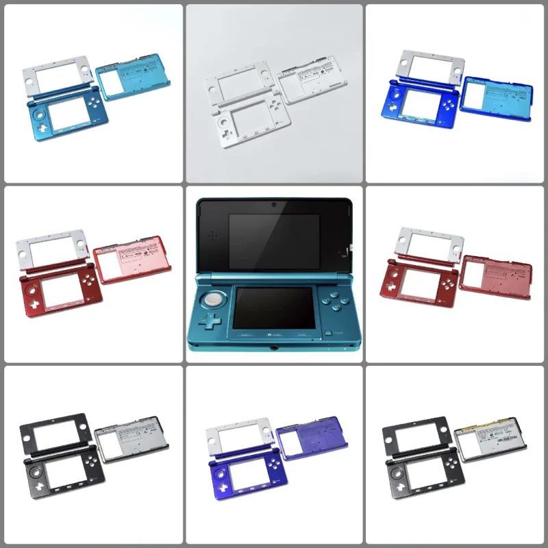 Oryginalna NOWA obudowa z ramą środkową B C D Pokrywa baterii do konsoli Nintendo 3DS