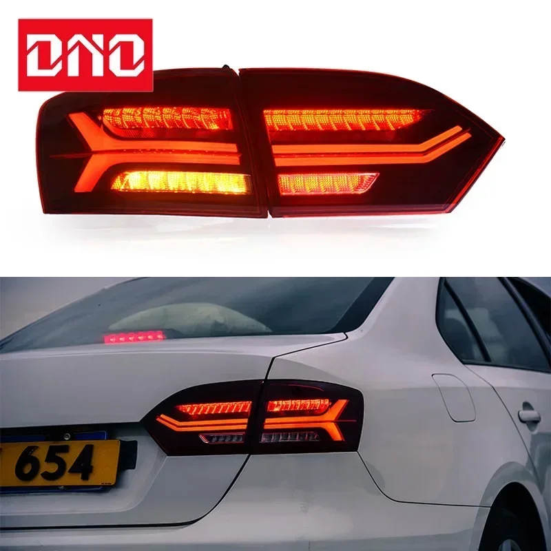 Car LED 12V Taillights For Volkswagen VW Jetta MK6 2012 2013 2014 Rear Running Lamp Brake Reverse Turn Signal Car Accessories