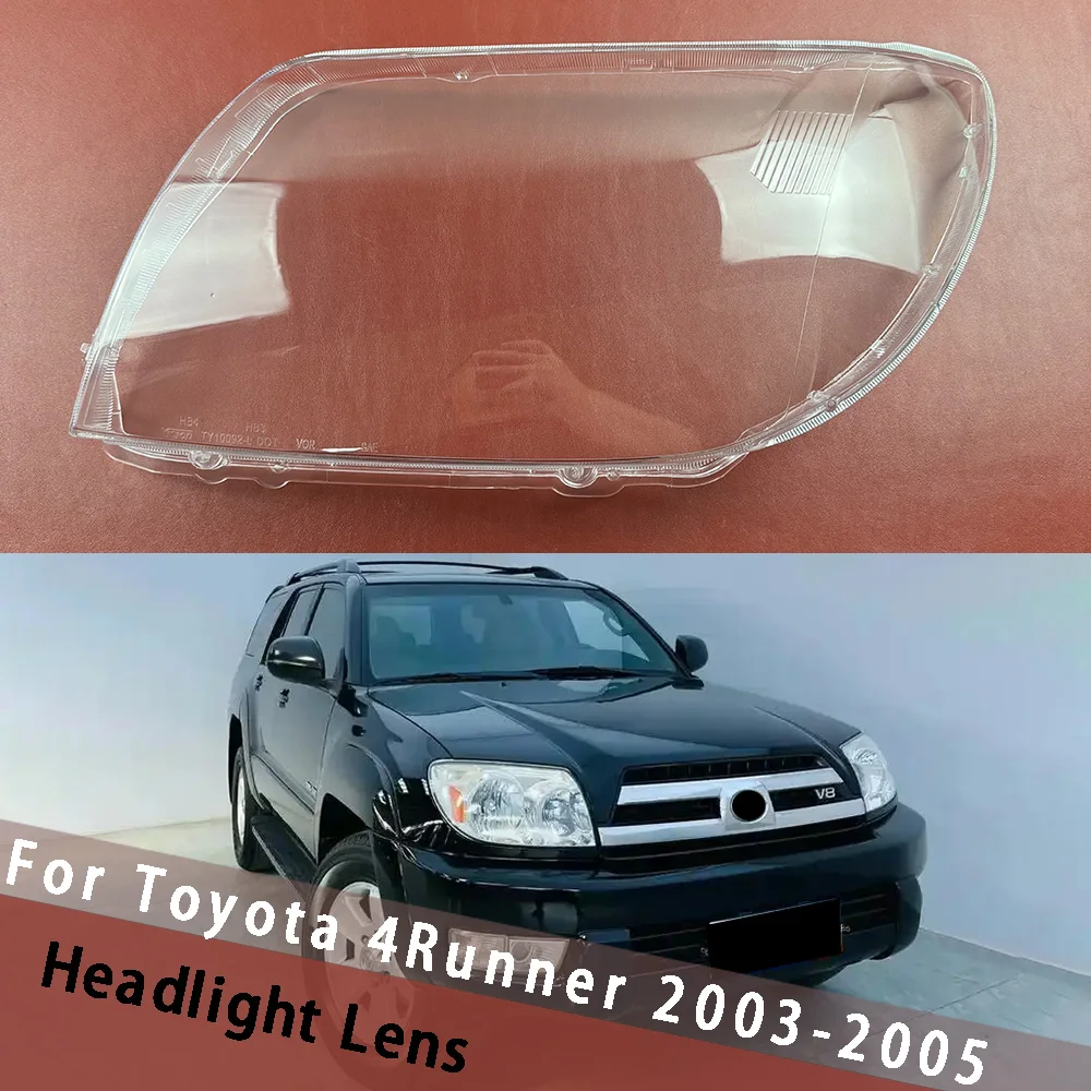 

For Toyota 4Runner 2003 2004 2005 Car Headlamp Housing Transparent Shade Lampshade Lamp Shell Headlight Lens Cover Plexiglass