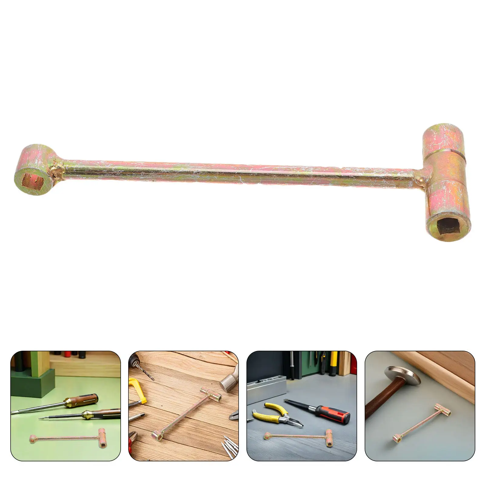 3Pcs Oxygen Acetylene Tank Wrench Multipurpose Valve Spanner for Gas Cylinder Maintenance Emergency Repair Field Operation