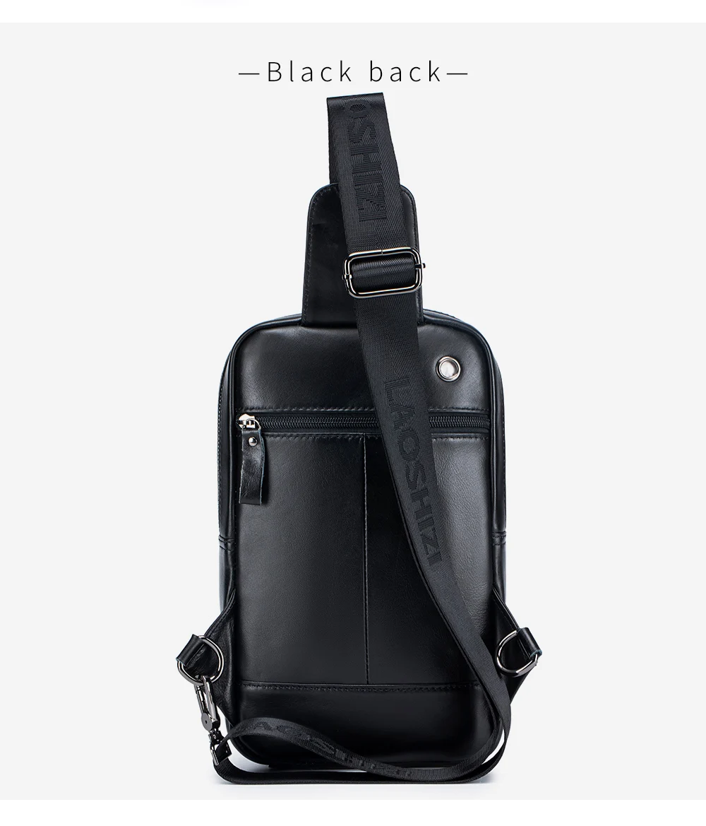 Steel Lion Herren-Brusttasche aus echtem Leder, großes Fassungsvermögen, vorne, Kartensteckplatz, Stifthalter, Tablet-Hülle, einzelne Schulter-Crossbody-Tasche – Detail 13