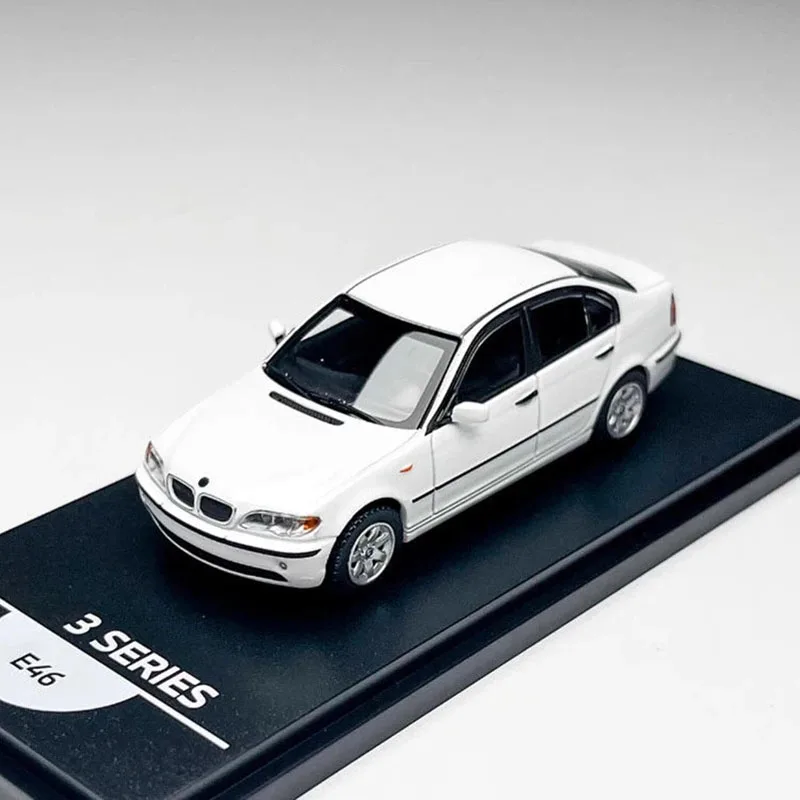 AR BOX 1:64 Scale E46 3 Series 50th Anniversary Alloy Car Model Classics Adult Souvenir Gift Static Display