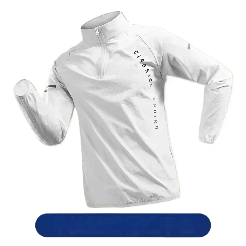 Men Running Jackets Gym Jogging Training Fitness Sweatshirt Casual Running Lightweight and fast drying Sportswear