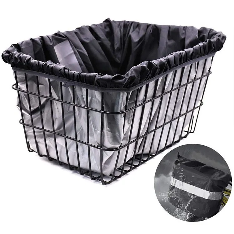 

Bicycle Basket Cover Bicycles Front Rainproof Liner Rebound Bike Covers Accessories Oxford Cloth Protection