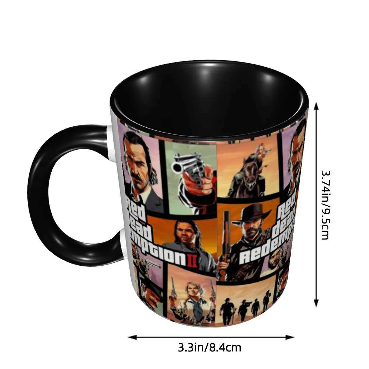 Red Dead Redemptions Vedio Action Geme Mugs Novelty Coffee Cup Gifts For Women Men