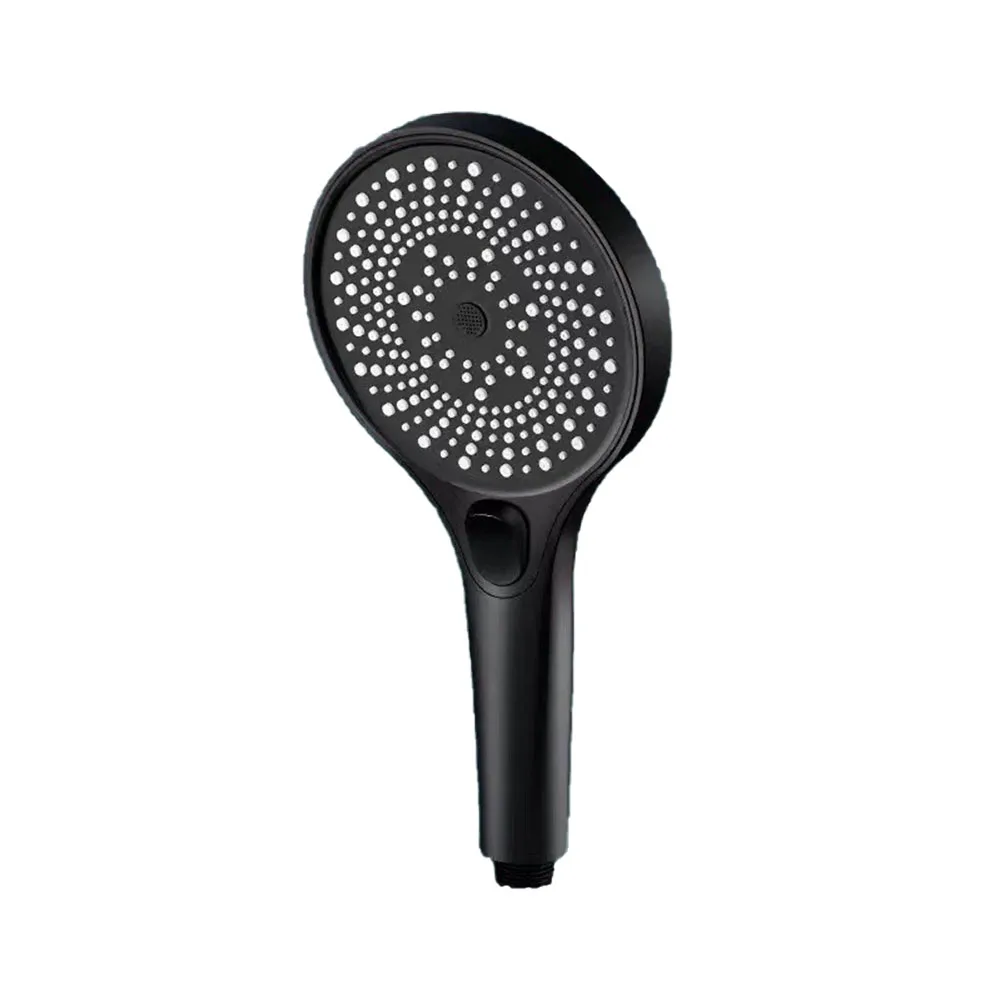 Coarse Hole Booster Showerhead Large Water Output Three speed Water Output Fine Silicone Water Outlet Free Adjustment