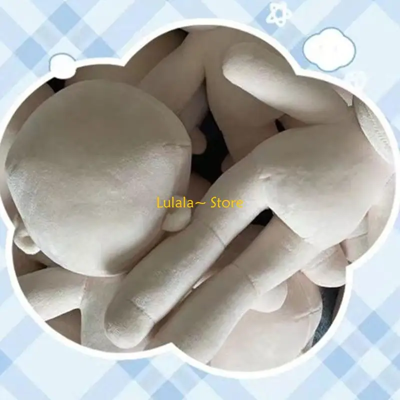 Y4QA 30Cm Soft Cuddle Doll Blank Cotton Doll Body For Children Craft Project Customization And Creative RolePlay Game