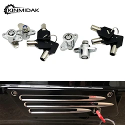 Motorcycle Hard Saddlebag Saddle Bag Lock Key Set Fit For Harley Touring Electra Road Glide Street Glide Road King Ultra Glide