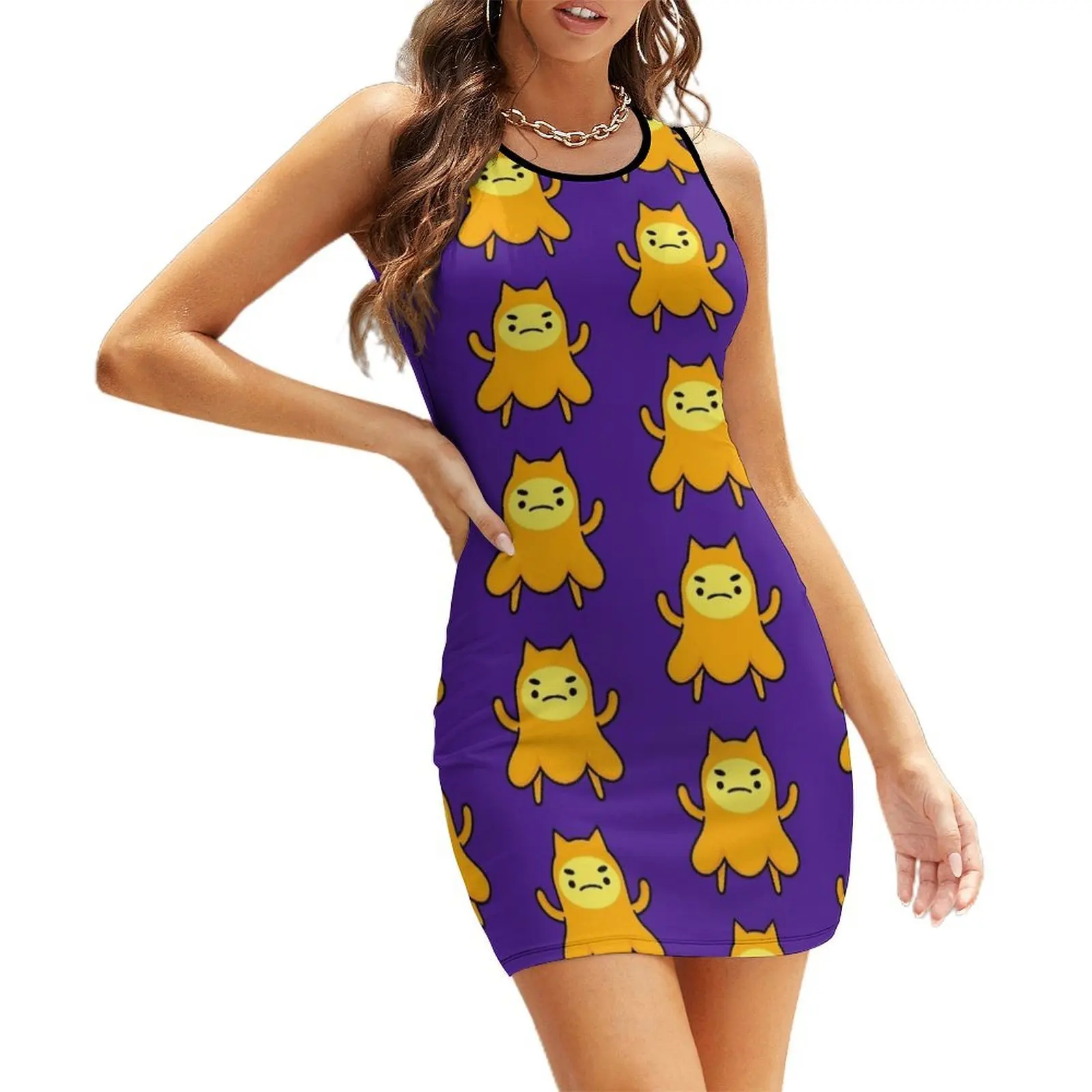 

Clickyclaws Sleeveless Sundress evening dresses women evening dress ladies women's elegant loose dresses clothes for woman