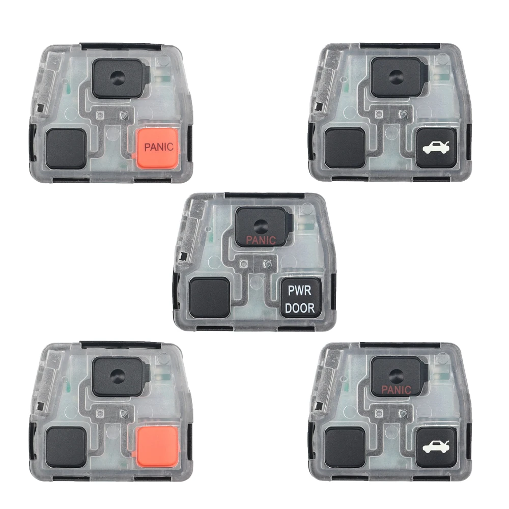 Zz FCC ID: HYQ1512V 315MHZ 4D67 4D68 4C رقاقة لتويوتا لكزس ES 250 GS SC 300 LS 400 LX 450 1989-2001 2/3 زر التحكم عن بعد