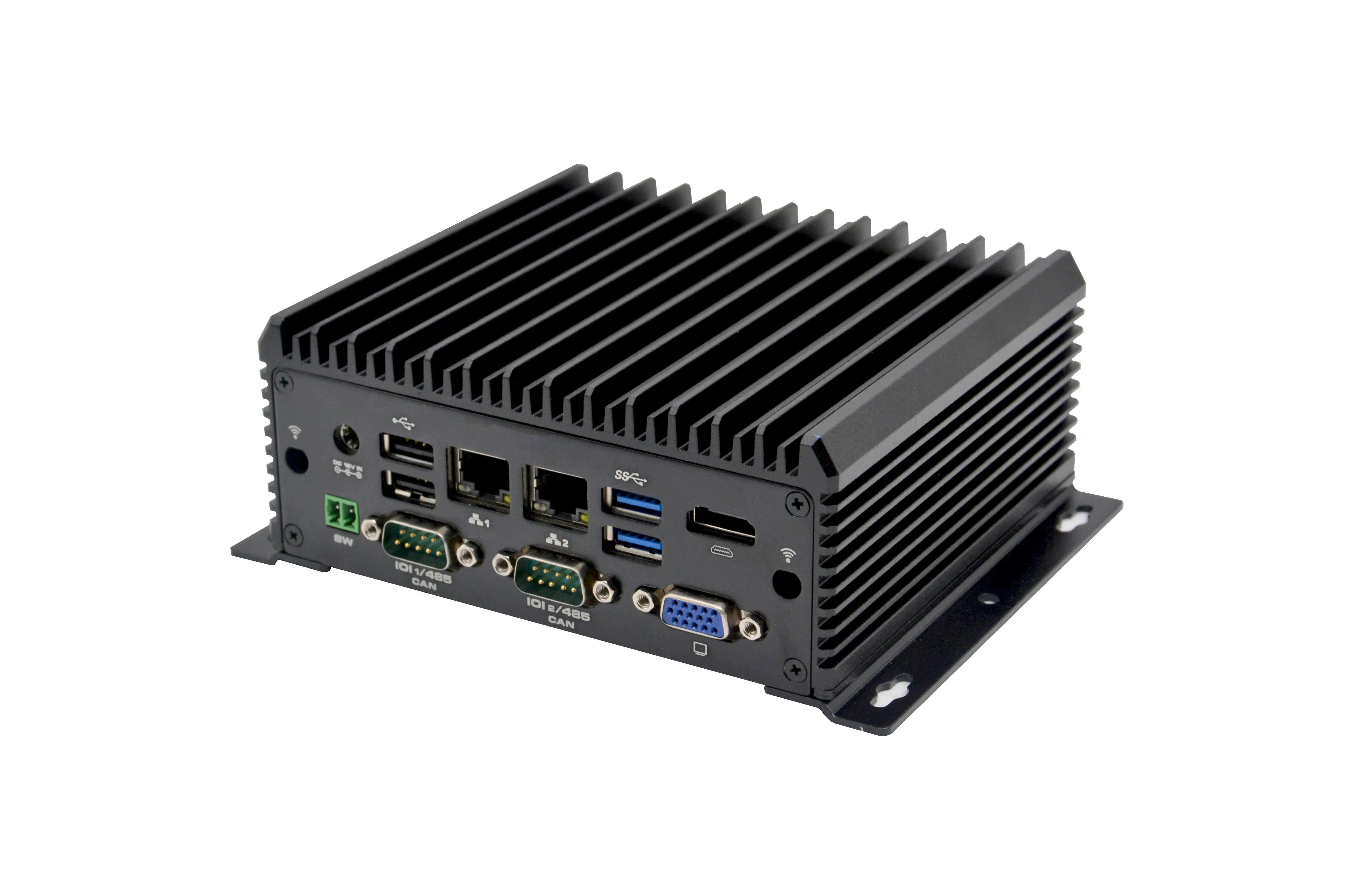 Intel J6412 Mini PC, Core i5, 10210U, 1.6Ghz, Fanless, Industrial, PC, Dual LAN, Dual Display, 4G, 5G, SIM, 2COM, Win10, Linux, ubuntu, industrial