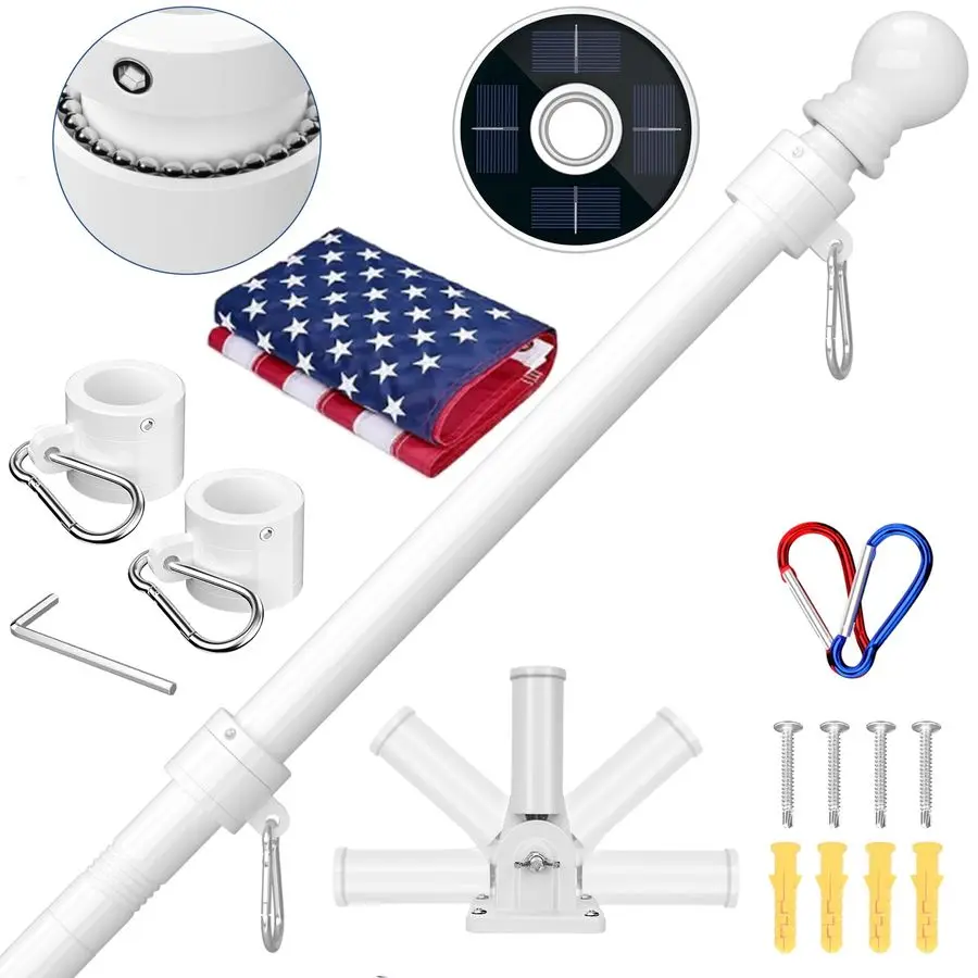 5FT Flag Pole Kit W…