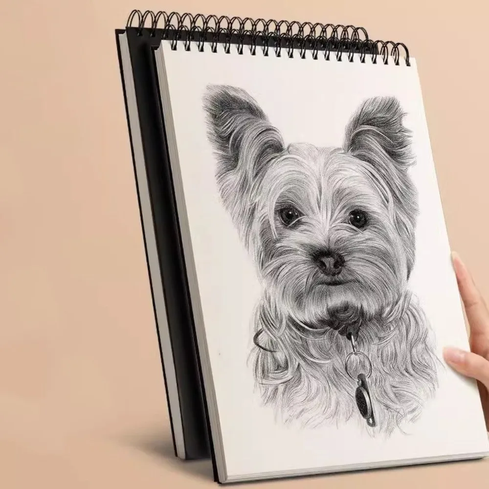 Waterproof Up Turning Loose-Leaf Sketchbook A4 A5 A6 8K 16K Taking Notes Hand Ledger Journal Diary Sketch Paper Book Workbook
