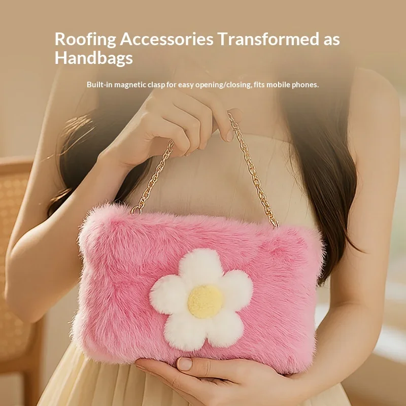 Maison de scène DIY 2 en 1, blocs de construction en peluche, modèle de puzzle à assembler, jouet éducatif modulaire à combinaison libre, coffret cadeau pour enfants