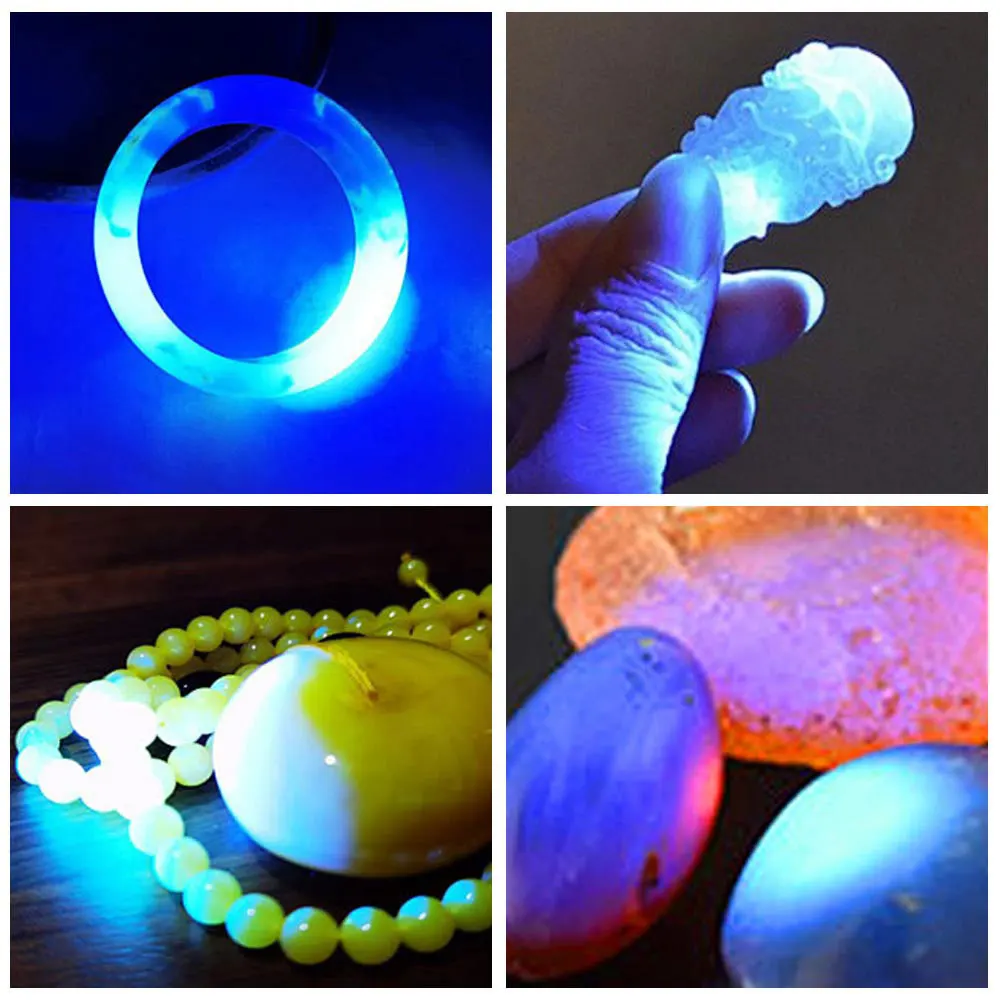 VASTFIRE multi piece 395/365nm UV lamp waterproof variable zoom purple flashlight for exploration and pet urine, money, nails