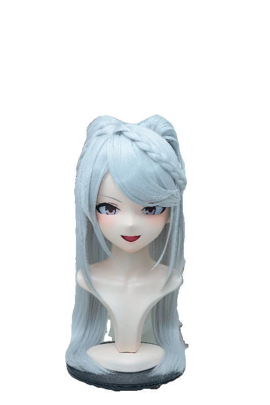 

(NFD-20-023) Customize Character Female/Girl Resin Kig Full Head With Lock Anime Cosplay Japanese Anime Kigurumi Mask