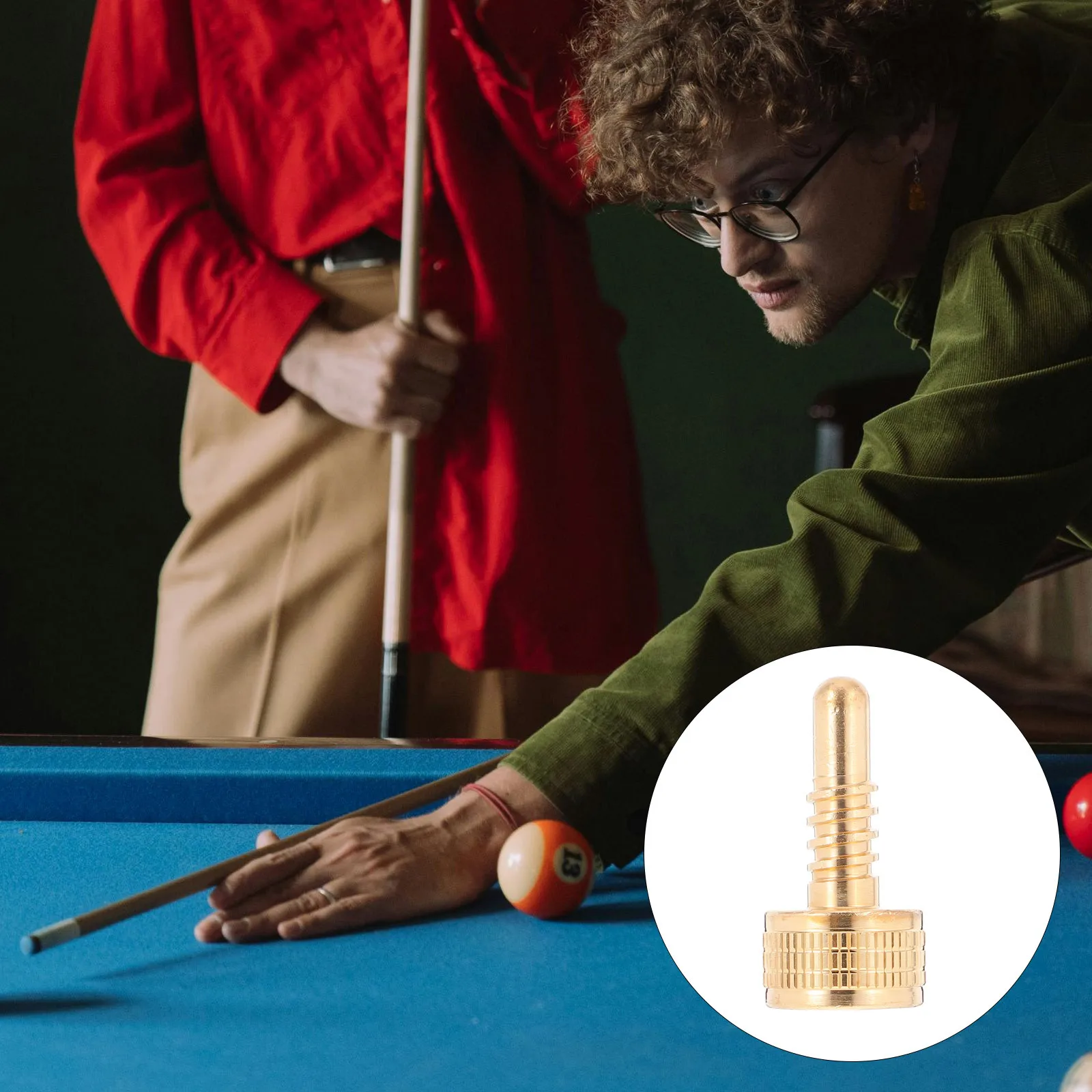 

Pool Cue Weight Screw Brass Durable Longlasting Resistance Wear Tear Simple Quick Installation Precision