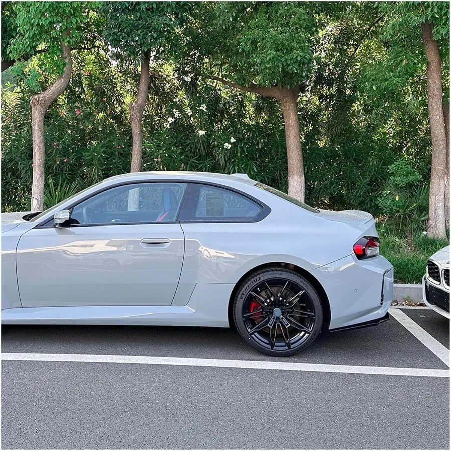 Compatibile per BMW Serie 2 M2 G87 2023+ Auto Paraurti Posteriore Labbro Posteriore Angolo Wrap Spoiler Modifica Esterna Auto Modifica Esterna