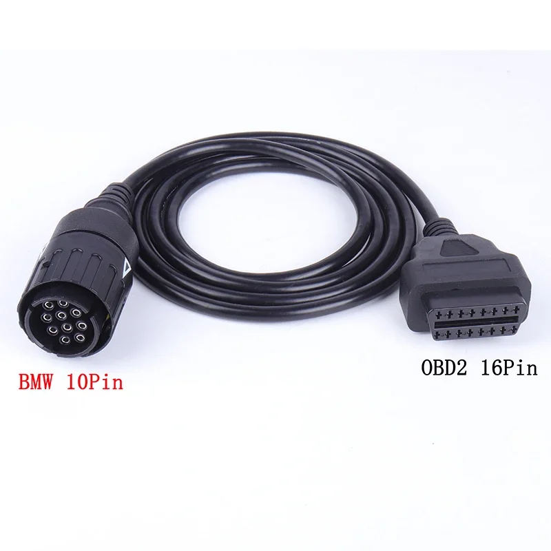 For BMW ICOM D Cable ICOM-D Motorcycles Motobikes 10 Pin Adaptor 10Pin To 16Pin OBD2 OBDII Diagnostic Cable I-COM A2 tool cables