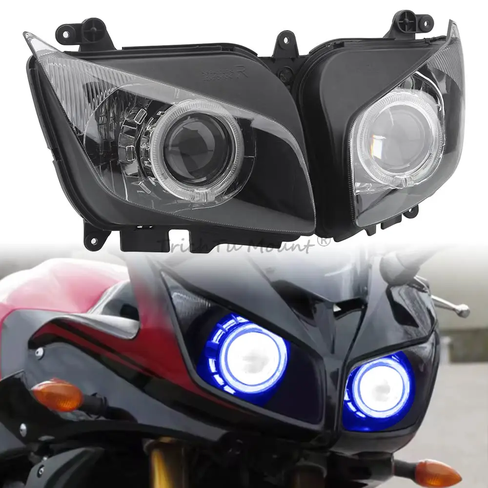 Мотоциклетная светодиодная фара на заказ HID фара в сборе Lo/Hi Beam фара Faro moto для Yamaha FZ1 FZ-1S Fazer 2006-2015