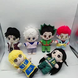 Anime Hunter X Hunter 20cm bambola di pezza in cotone Zoldyck Killua Kurapika Gon Morow Hisoka Chrollo Dress-up Toys per regalo per bambini