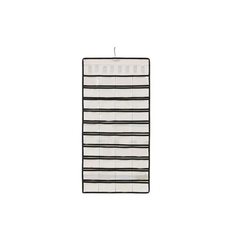 【ELEVATE LIFE】Storage Bag Jewelry Storage Hanging Bag Non-Woven Double Sided Necklace Jewelry Organizer Bag Dustproof Storage Bo