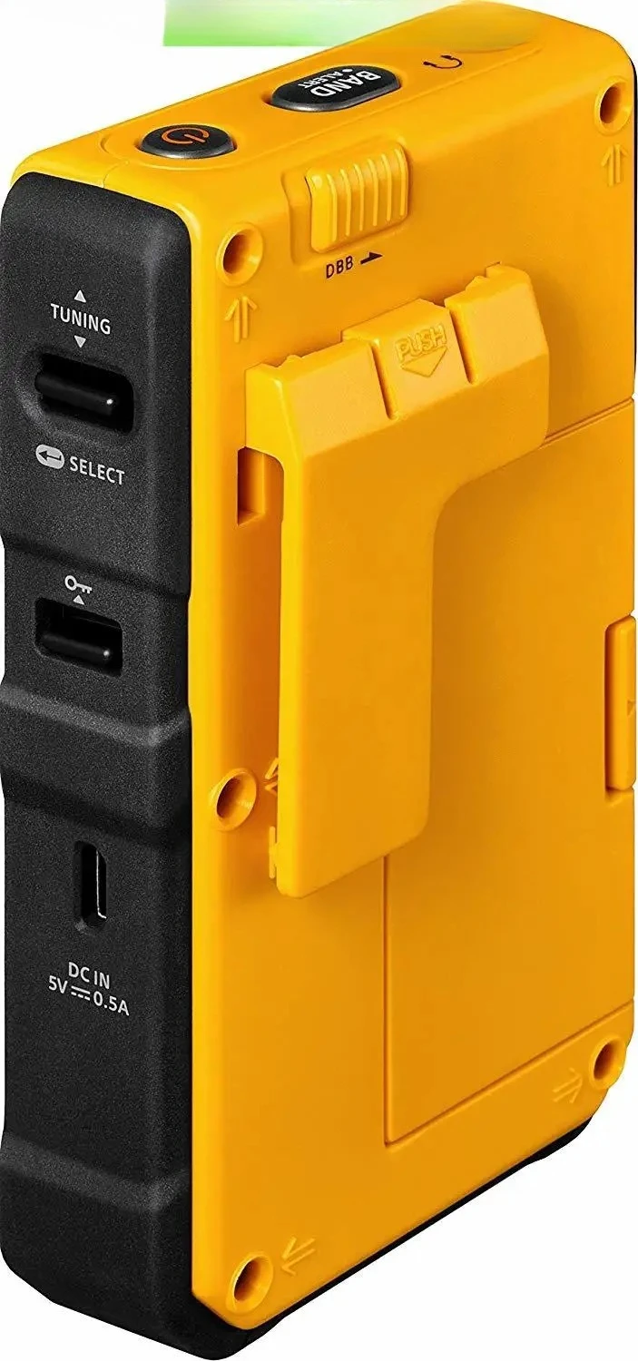 D-T-800 Radio digital AM/FM, carga de advertencia meteorológica