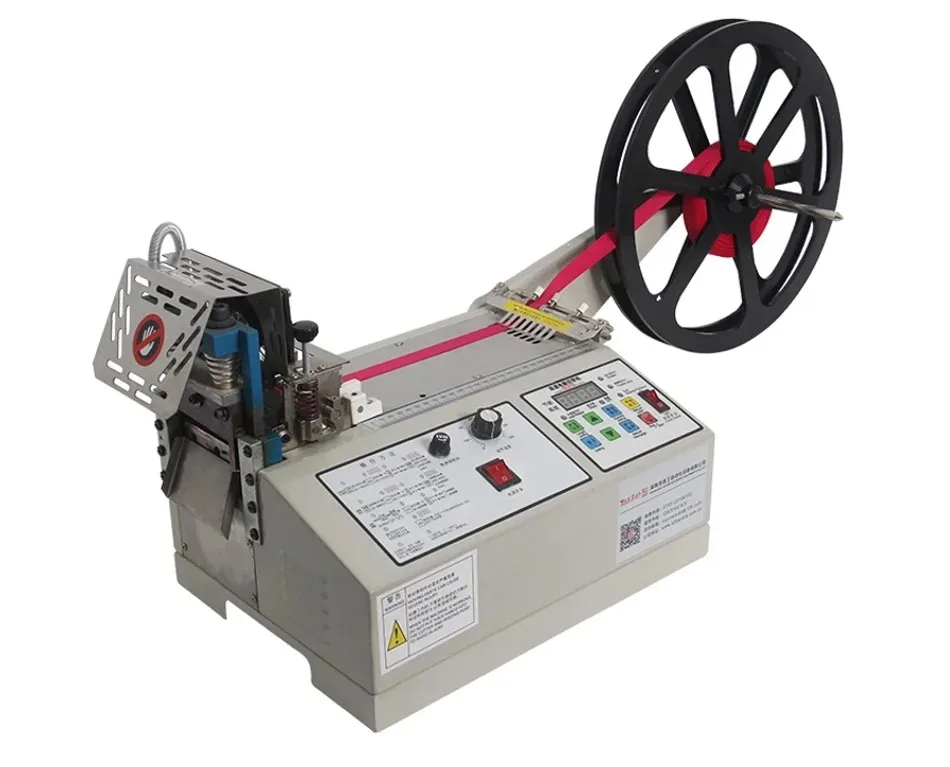 HR-100LR Good Quality High Speed  Automatic  Elastic Ribbon Webbing Hot Cutting Machine