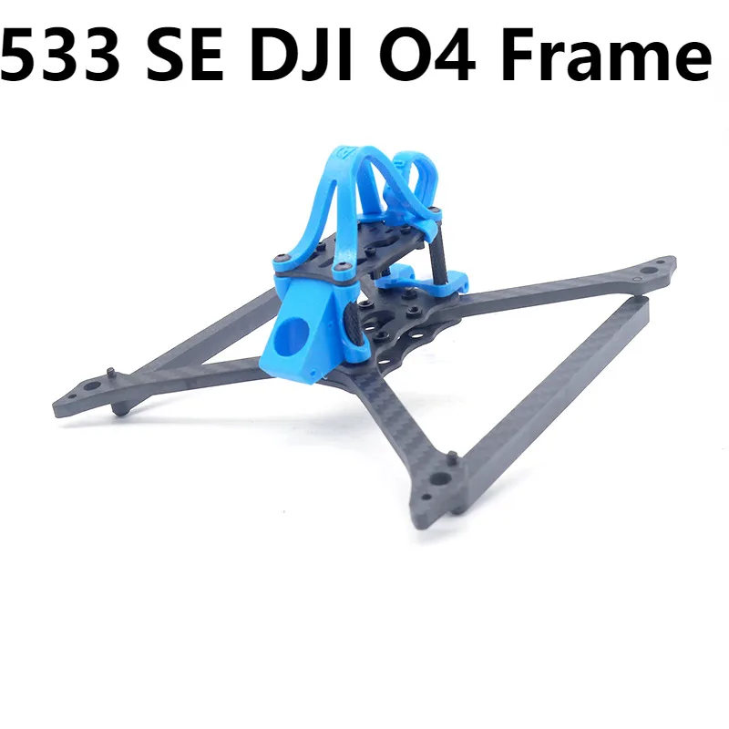 533 SE Rahmen DJI O4 Air Unit 5 Zoll 192 mm Kohlefaser X-Typ Split Frame Kit mit 5 mm Armen für FPV RC Quadcopter Drohne