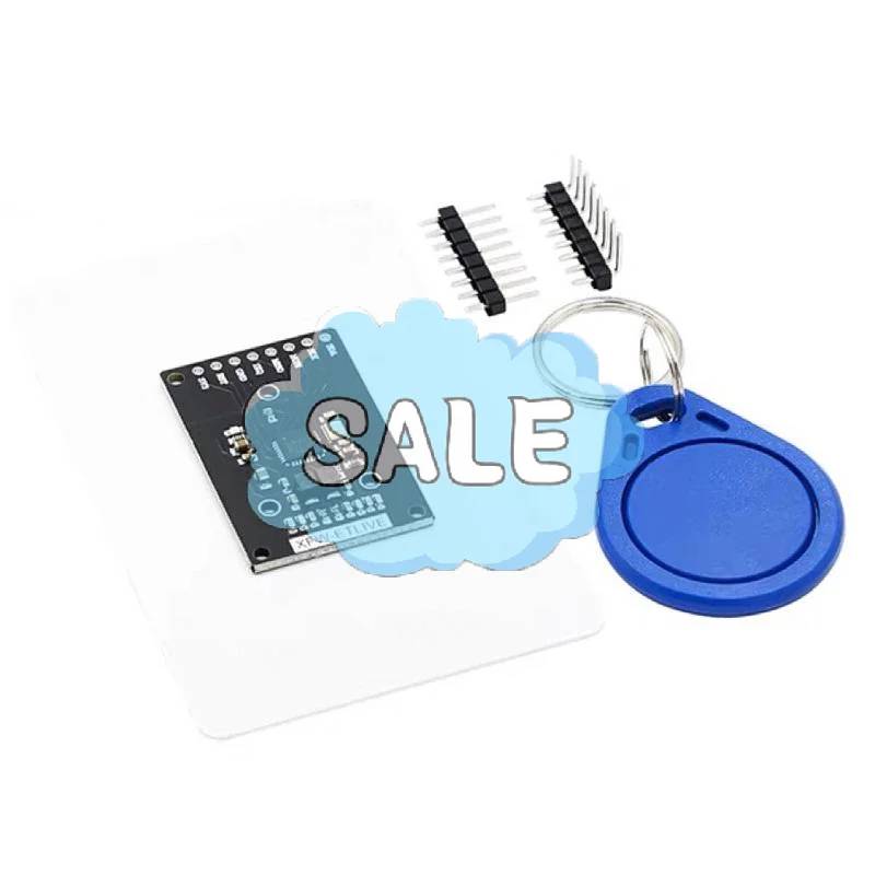 ∘13.56MHz Frequency RFID Module SPI Interface Compact RC522 MINI Module 3.3V IC Reader Writer Access Control Systems