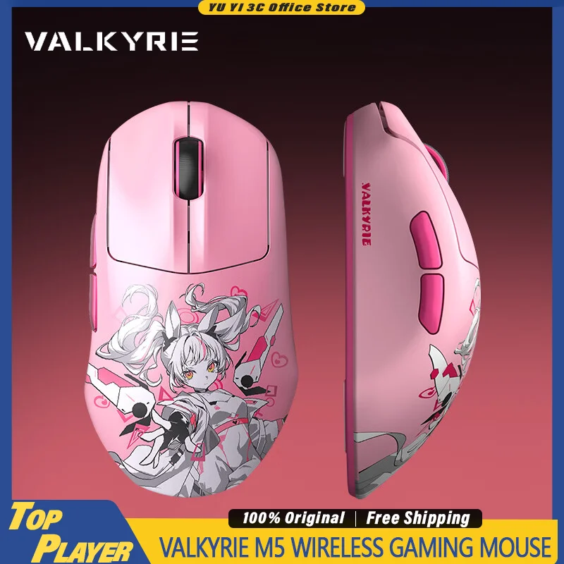 

Беспроводная игровая мышь VALKYRIE VK M5 Martinus Tri Mode, легкая, с классическим захватом, для профессиональных геймеров FPS, Delta Force, киберспорта