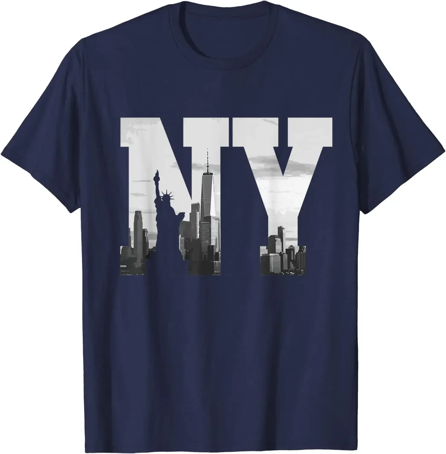 

Футболка мужская хлопковая с изображением статуи Свободы, New York City NYC