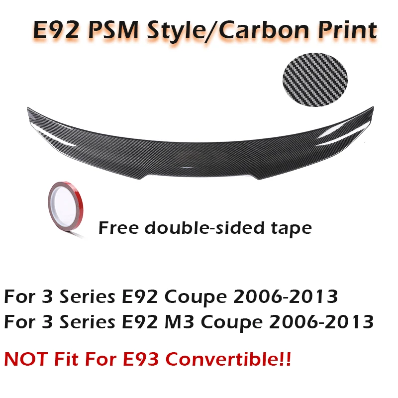 E92 PSM Carbon Look