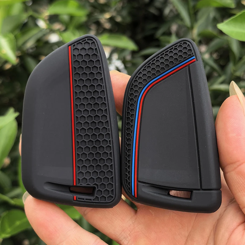 Silicone Remote Car Key Case Shell for BMW X1 X3 X4 X5 X6 Series 1 2 3 5 7 G20 G02 G05 G31 G23 F34 F15 F40 IX3 Accessories Cover view 6