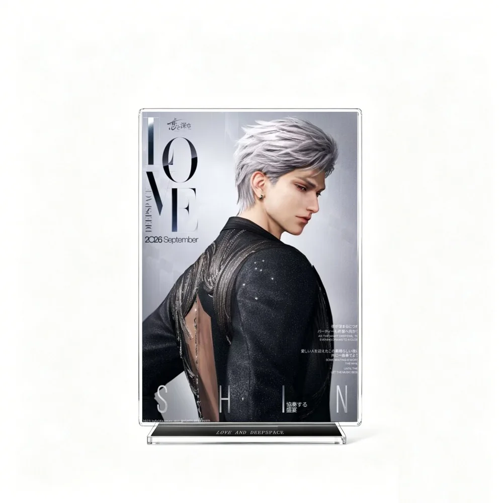 Love And Deepspace Acrylic Stand Keychain Hot Game Sylus Xavier Rafayel Zayne Caleb Character Merch