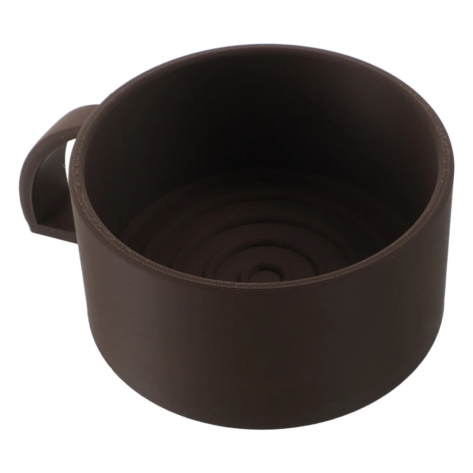 

Чаша для бритья для мужчин с широким горлышком, 3D-дизайном и ручкой, для густой пены, для влажного бритья, ухода за бородой, ежедневного использования, парикмахерская, коричневая