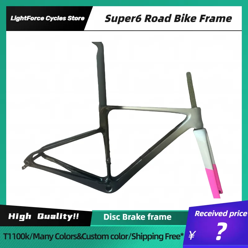 

Super6 Bike Frame Road Bike Frame Bicycle Frame Bike Frame Disc brake Fit Di2 Taiwan Made