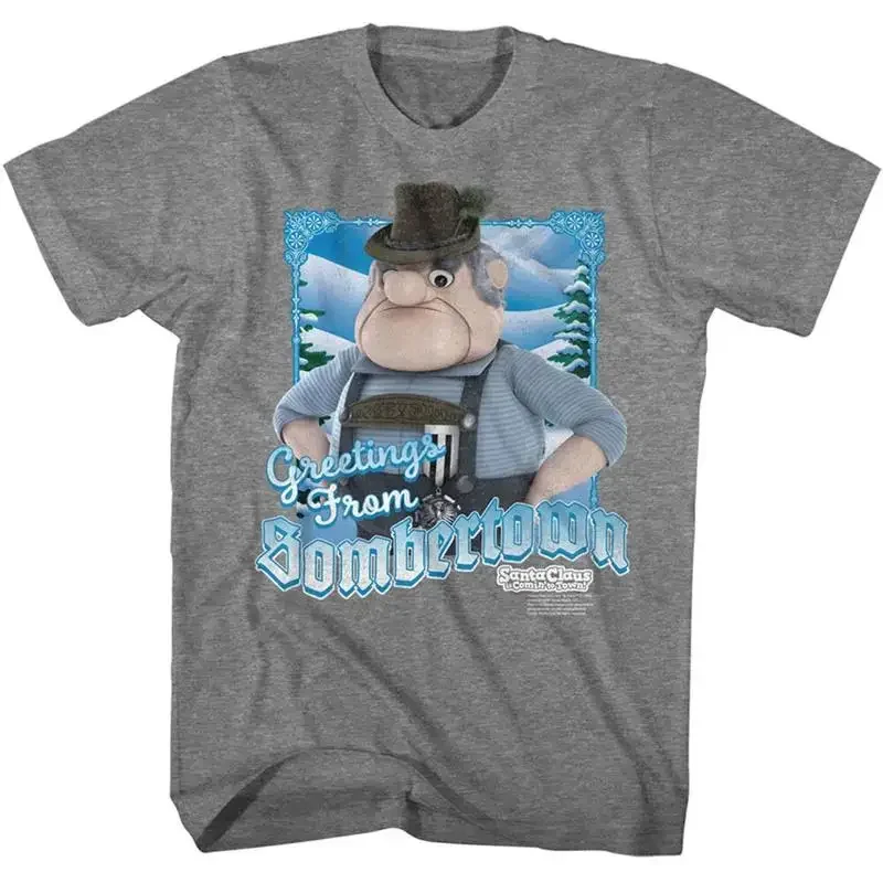 Santa Claus Is Coming To Town Movie Greetings From Sombertown Men's T Shirt