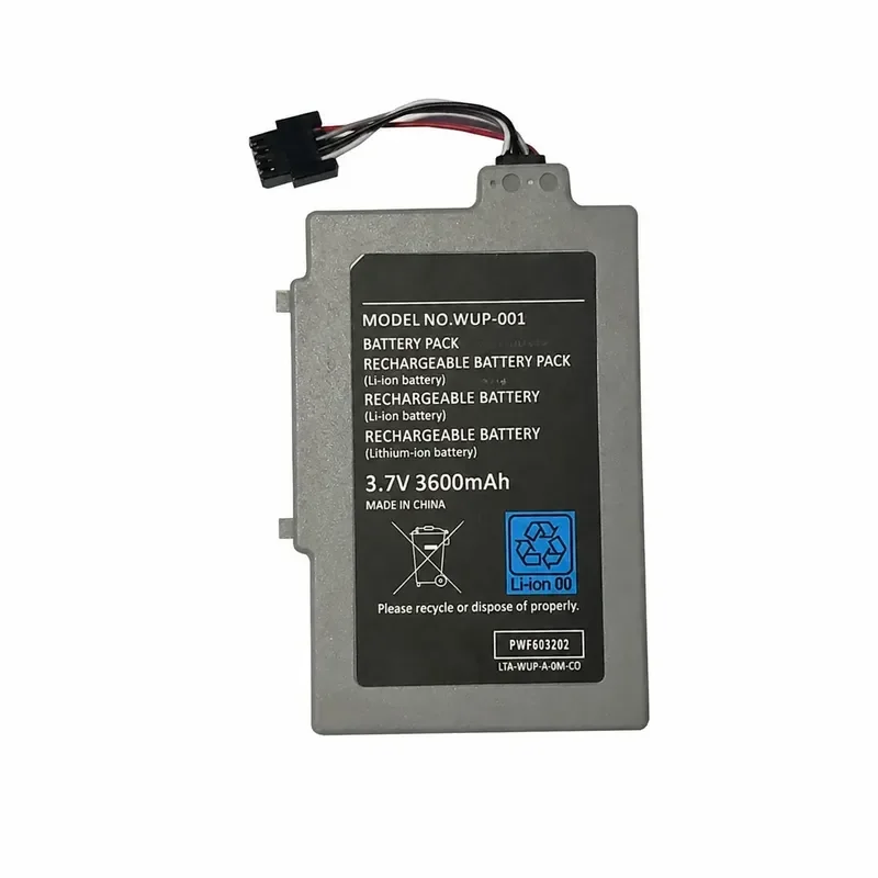 for Nintendo Wii U Gamepad Controller Battery WUP-001 ARR-002 Replacement Rechargeable Li-ion Battery Pack for Wii U Pro