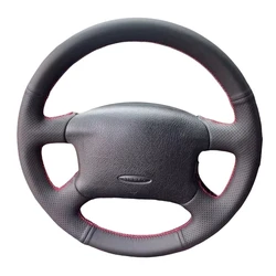 Hand-stitched Perforated Microfiber Leather Car Steering Wheel Cover For VW Golf 4 MK4 1998-2004 Passat B5 1996-2005