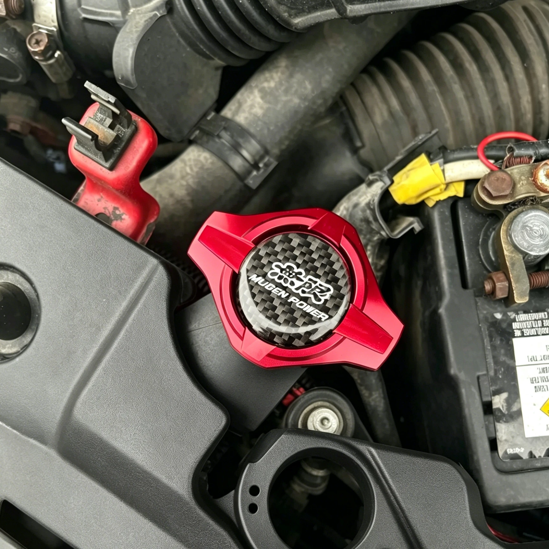 Aluminum Radiator Cap Cover for Honda Accord CIVIC SI Element ACURA INTEGRA S2000 PRELUDE CRV MUGEN POWER JDM