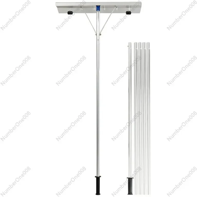 

Скребок для снега на крыше с двумя колесами, сверхдлинная ручка, скребок для снега на крыше