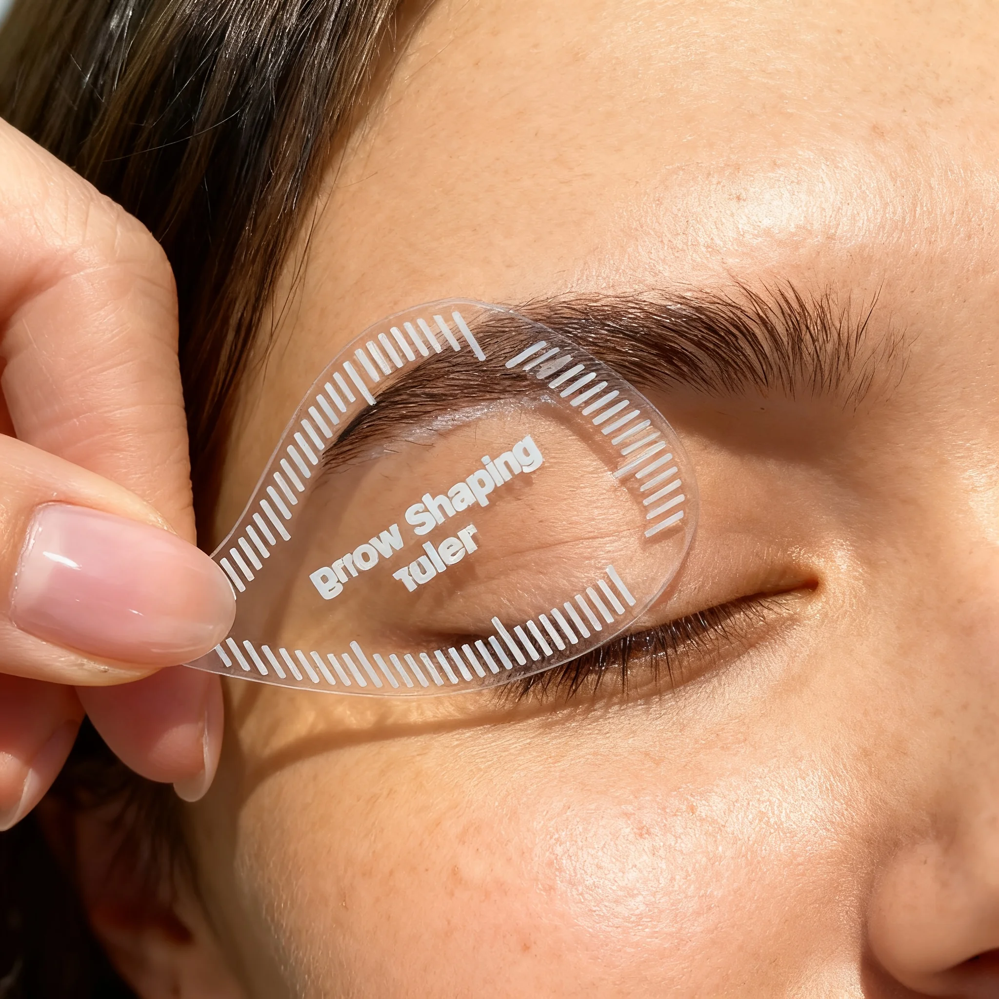 Professional Microblading Eyebrow Ruler Reusable Acrylic Stencil PMU Permanent Makeup Mapping Tool Precise Symmetrical Supplies