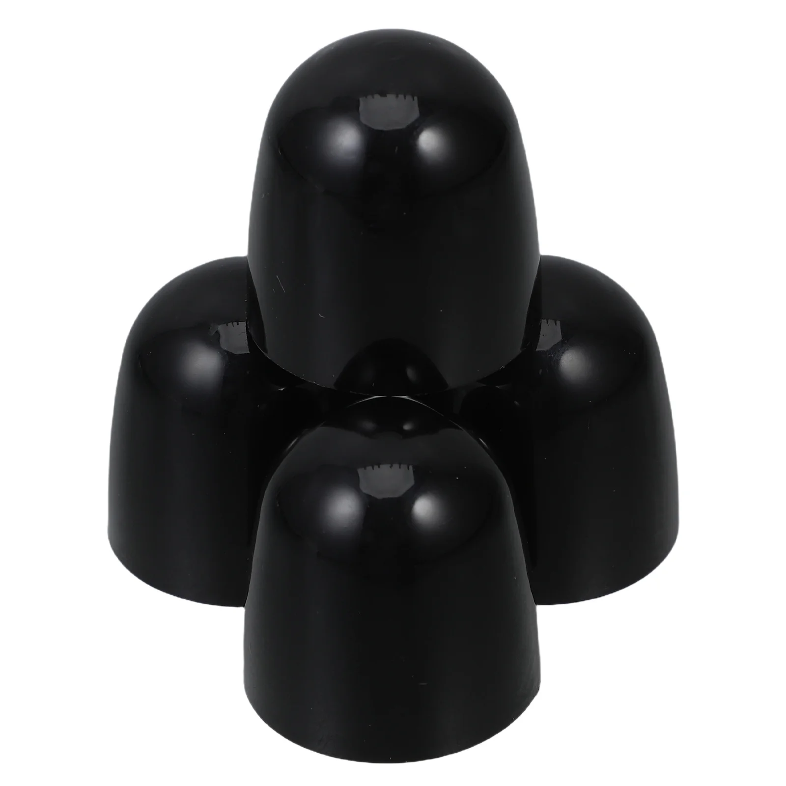 4Pcs Toilet Seat Floor Caps Decorative Covers for Bolt Hiding Universal Fit Bathroom Renovation Tool Scratch Resistant Surface