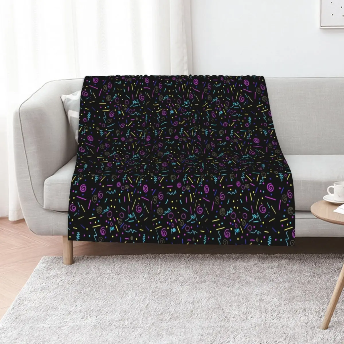 Arcade Carpet Design Throw Blanket Shaggy Luxury Designer For Decorative Sofa Cute Plaid valentine gift ideas Kid'S Blankets