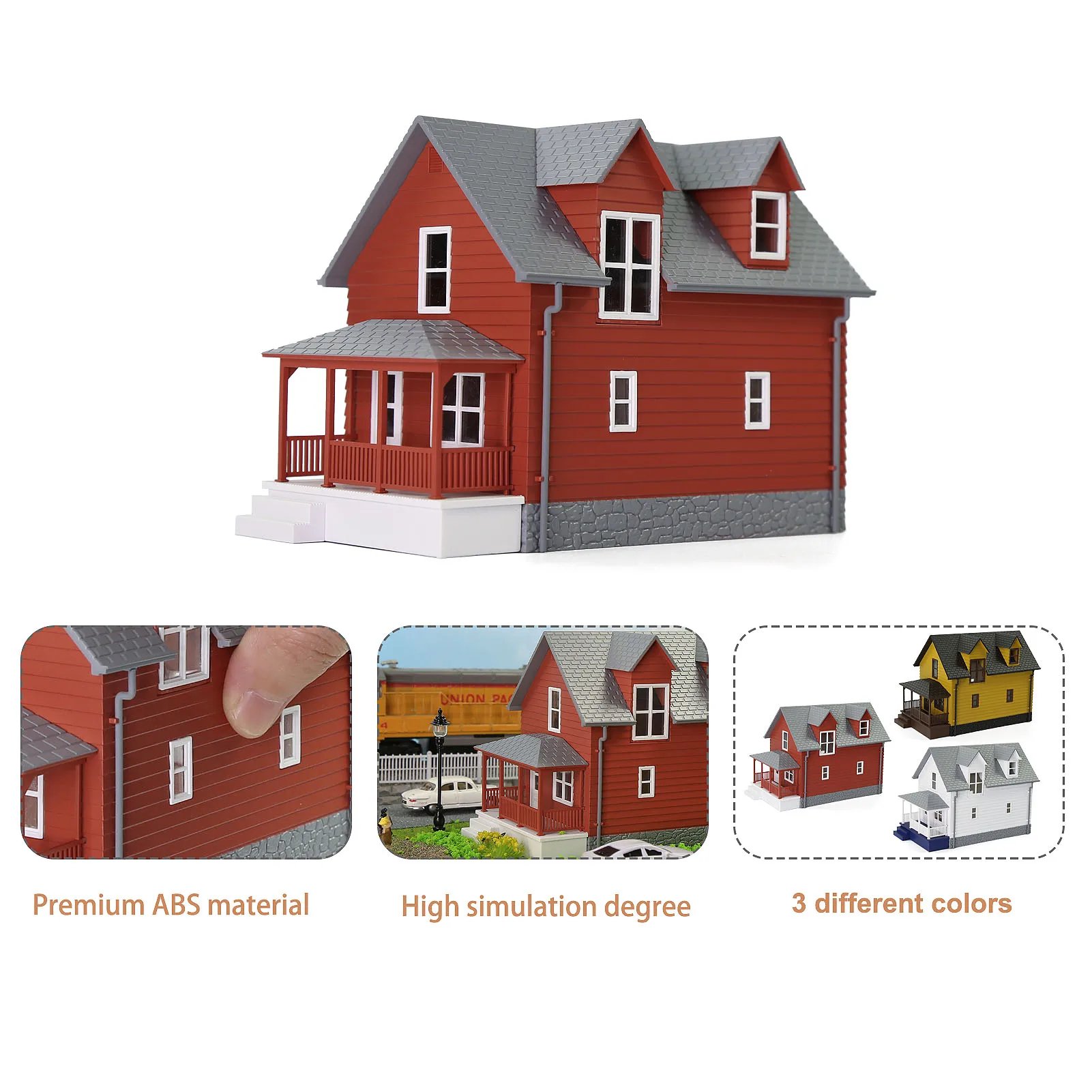 Evemodel 1 Unit O HO N Scale Christmas Village House Built Architectural Buildings Assembled